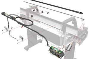 HP DJ 4000 Ink Supply Tubes