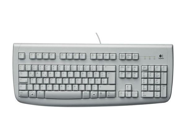 Logitech Klawiatura PS2 Deluxe 250 Gray